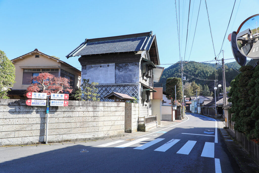 高部宿の町並み